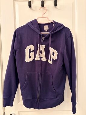 GAP adult Navy Blue Zip-Up Hoodie